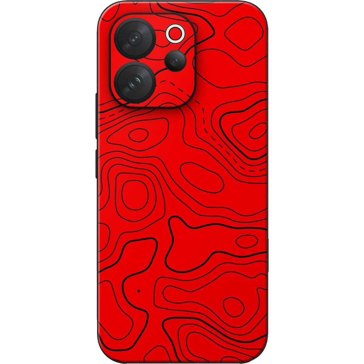 Damascus Red skin on Vivo V70 (5G) by Decalz