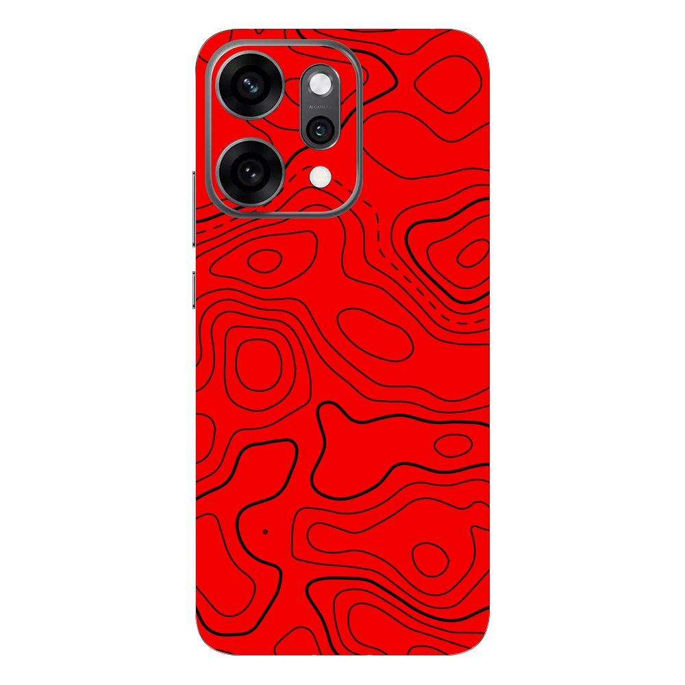 Damascus Red skin on Oppo Reno 14 Pro (5G) by Decalz