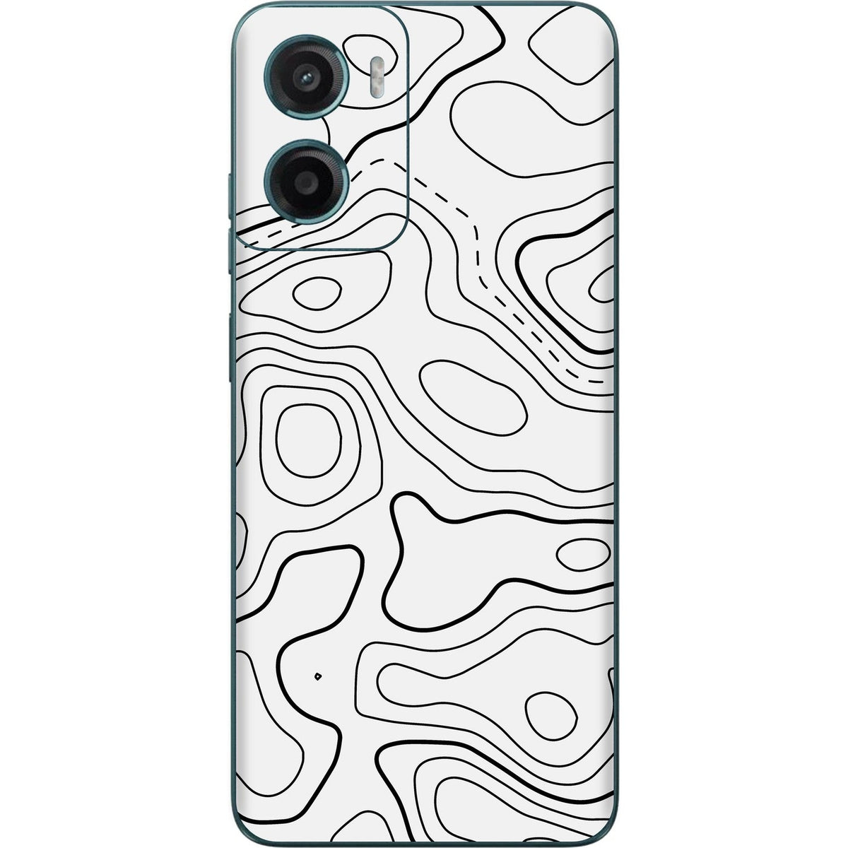 Damascus White skin on Moto G05 by Decalz