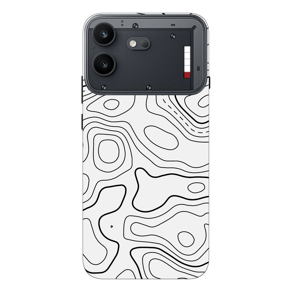 Damascus White skin on Nothing Phone 4B by Decalz
