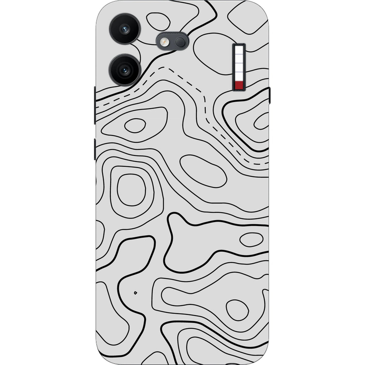 Damascus White skin on Nothing Phone 4B by Decalz