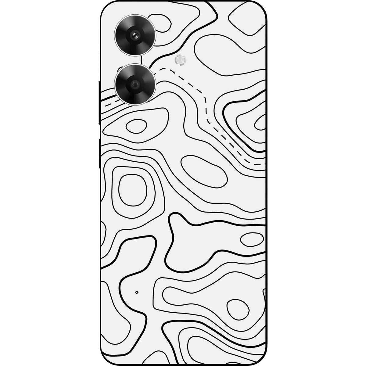 Damascus White skin on Realme Narzo N61 by Decalz