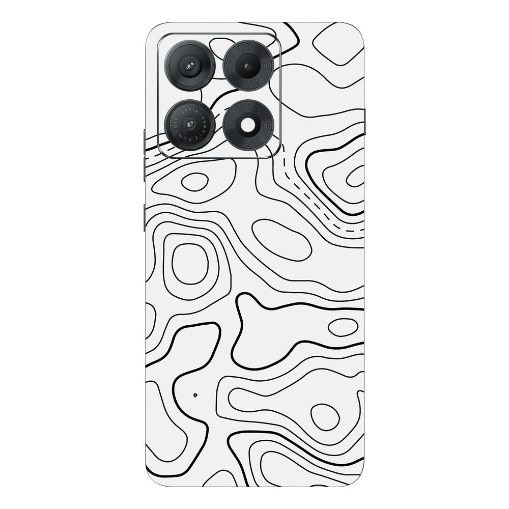 Damascus White skin on Moto Edge 70 Max (5G) by Decalz