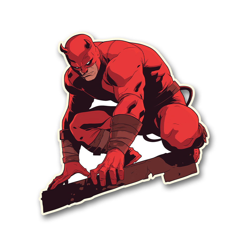 Daredevil Retro Comic Marvel Superhero Sticker