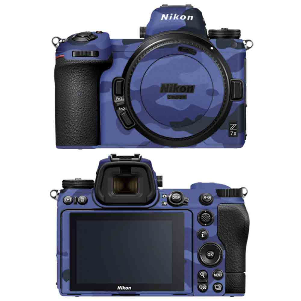 Dark Blue Camo - Nikon Camera Skins