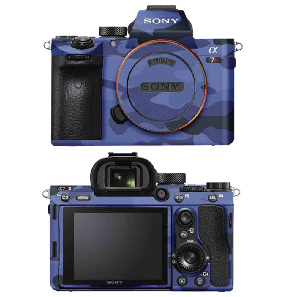 Dark Blue Camo - Sony Camera Skins
