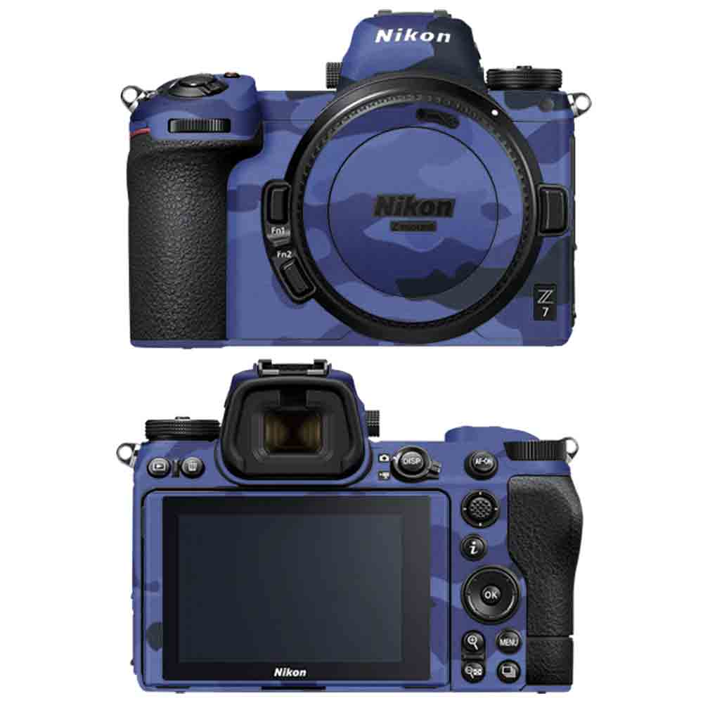 Dark Blue Camo - Nikon Camera Skins