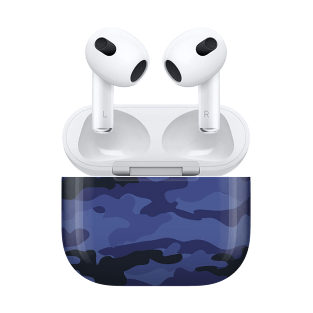 Airpods 3 Dark Blue Camo skins
