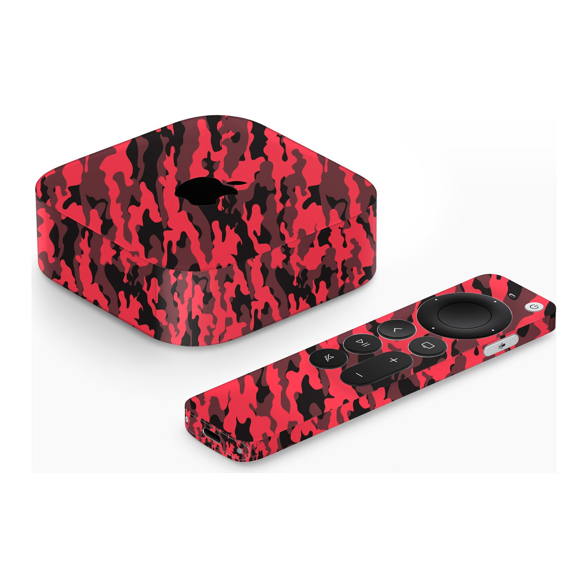 Dark Red Camo Apple TV 4K (2022) skin by Decalz