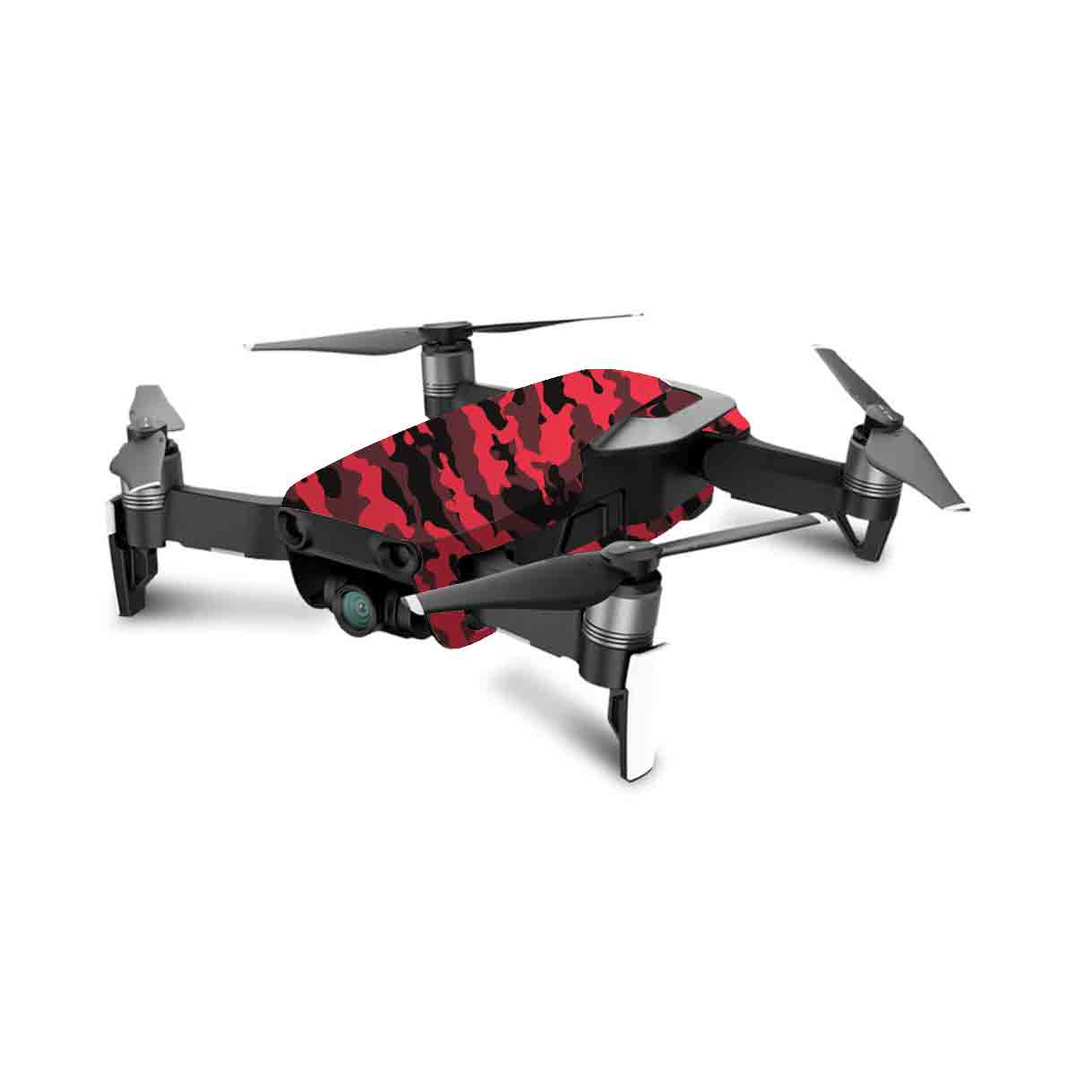 Dark Red Camo - Drone Skins
