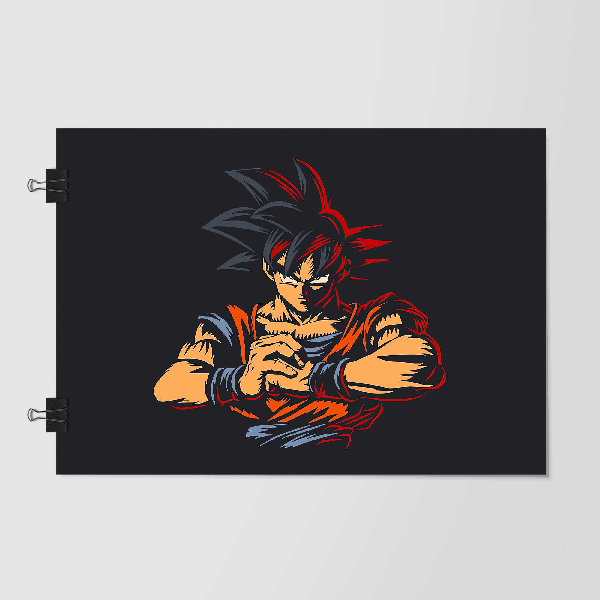 Dark Style Goku Poster