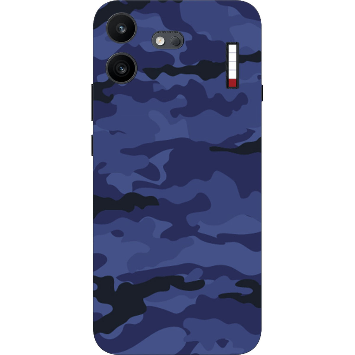 Dark Blue Camo skin on Nothing Phone 4B by Decalz