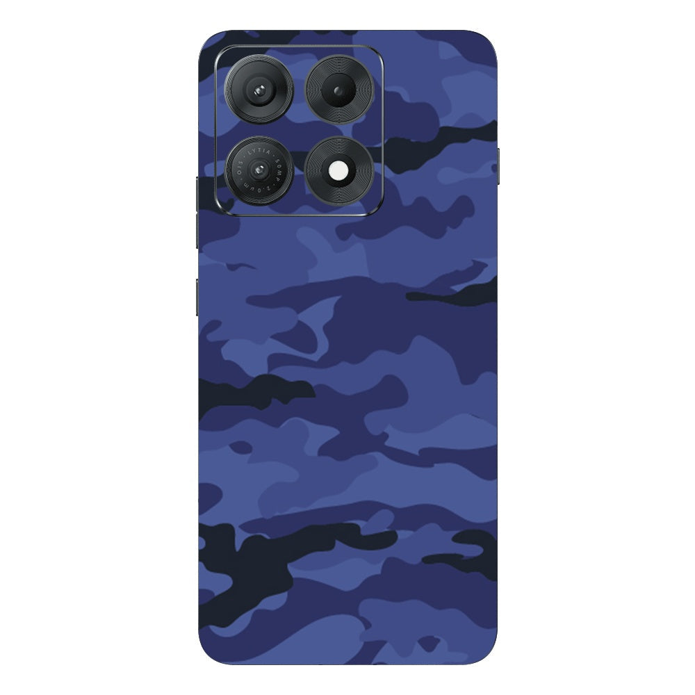Dark Blue Camo skin on Moto Edge 70 Max (5G) by Decalz