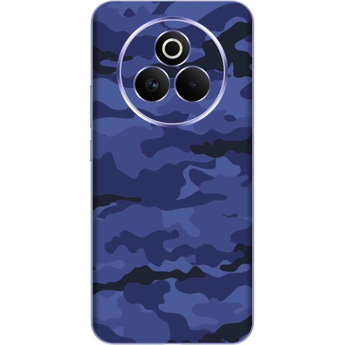 Dark Blue Camo skin on Realme P3 Pro (5G) by Decalz