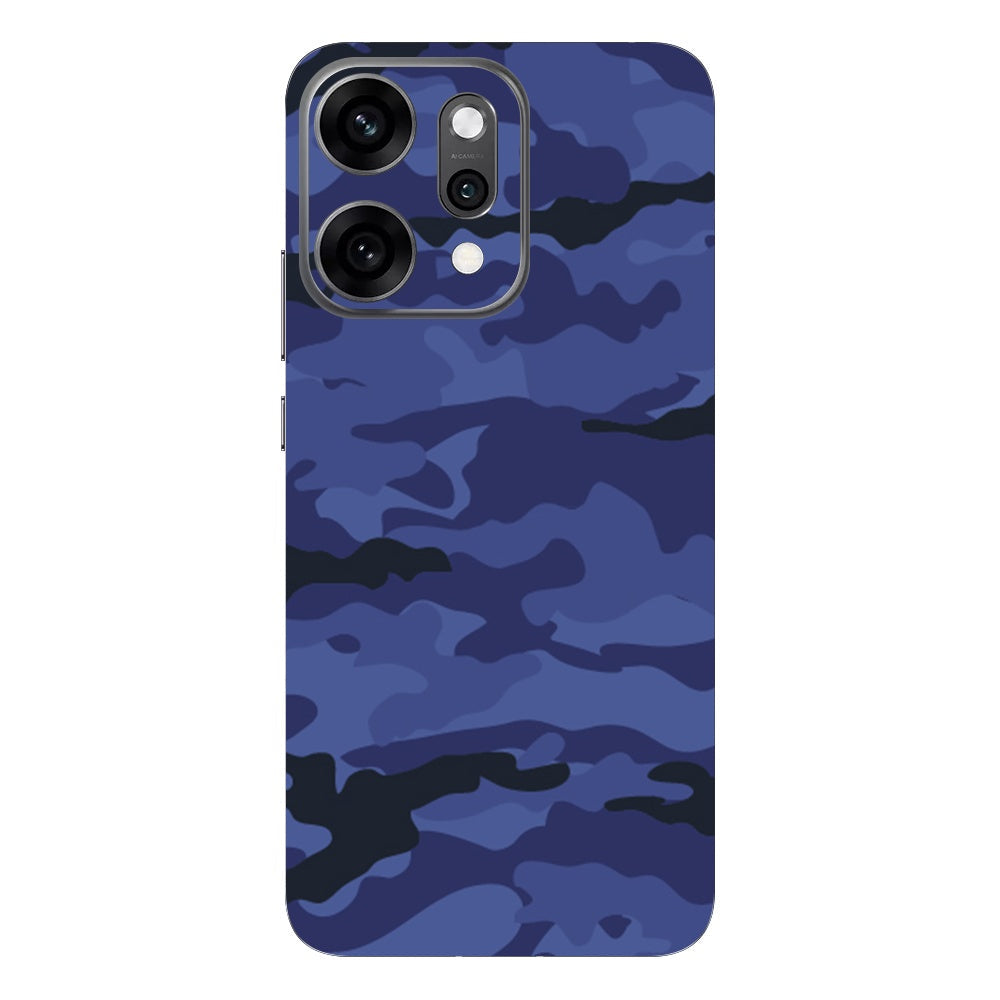 Dark Blue Camo skin on Oppo Reno 14 Pro (5G) by Decalz