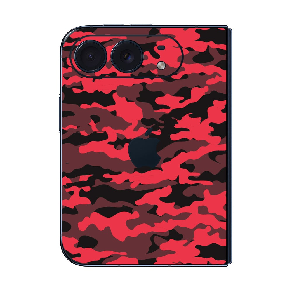 iPhone Duo Dark Red Camo skin