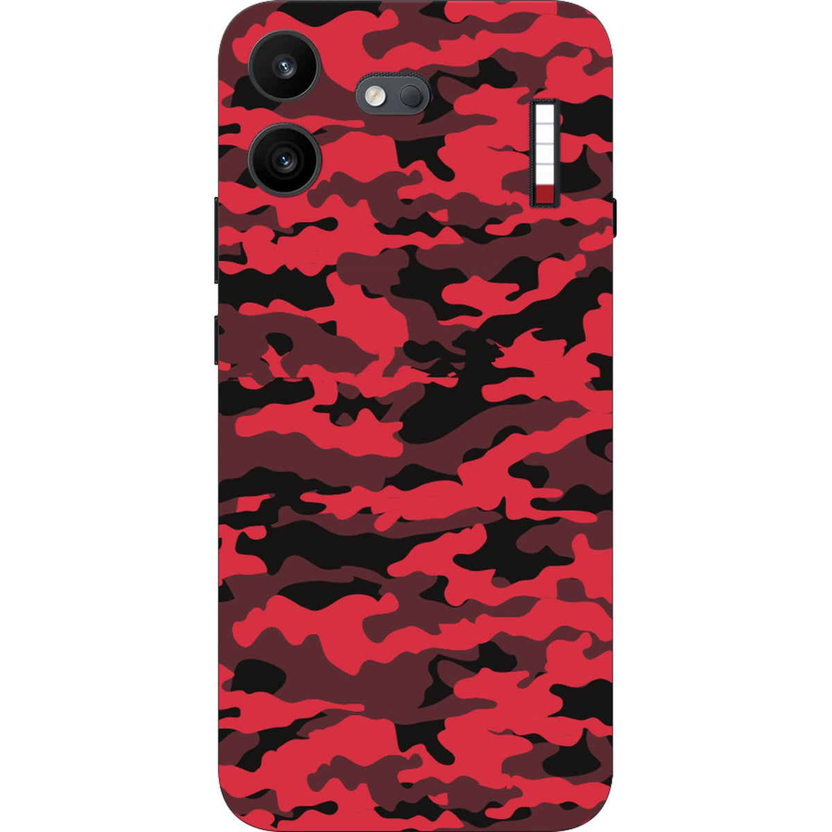 Dark Red Camo skin on Nothing Phone 4B by Decalz