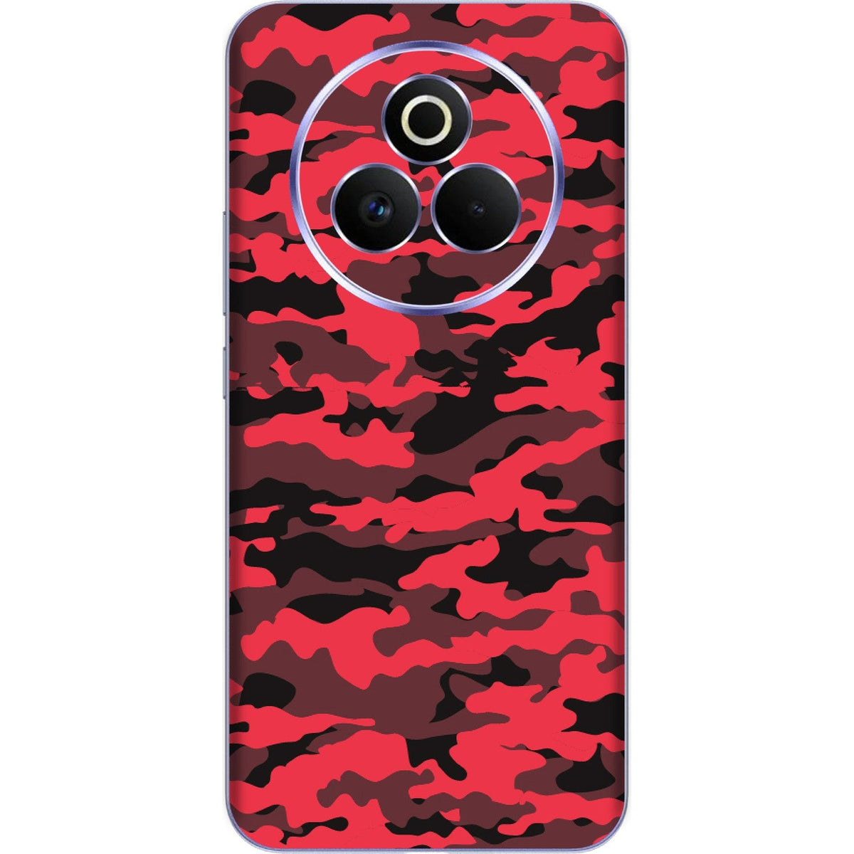 Dark Red Camo skin on Realme P3 Pro (5G) by Decalz
