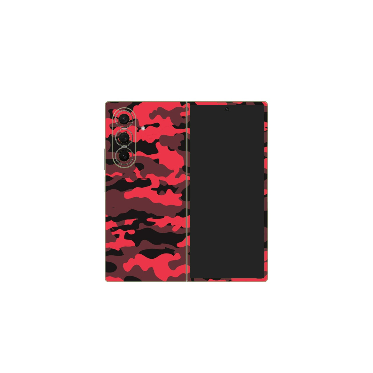 Dark Red Camo