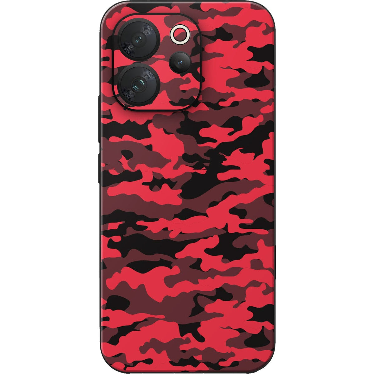 Dark Red Camo skin on Vivo V70 (5G) by Decalz