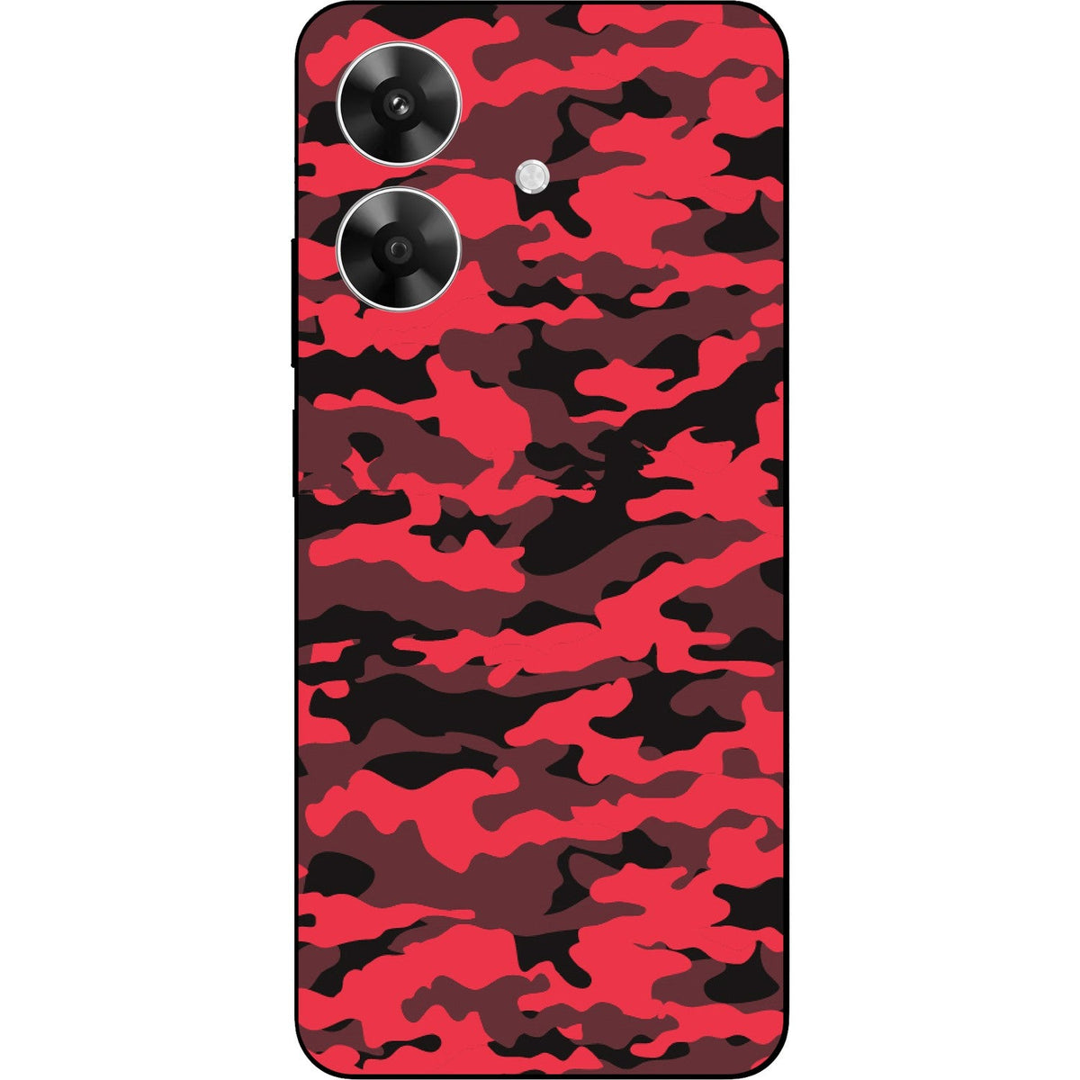 Dark Red Camo skin on Realme Narzo N61 by Decalz
