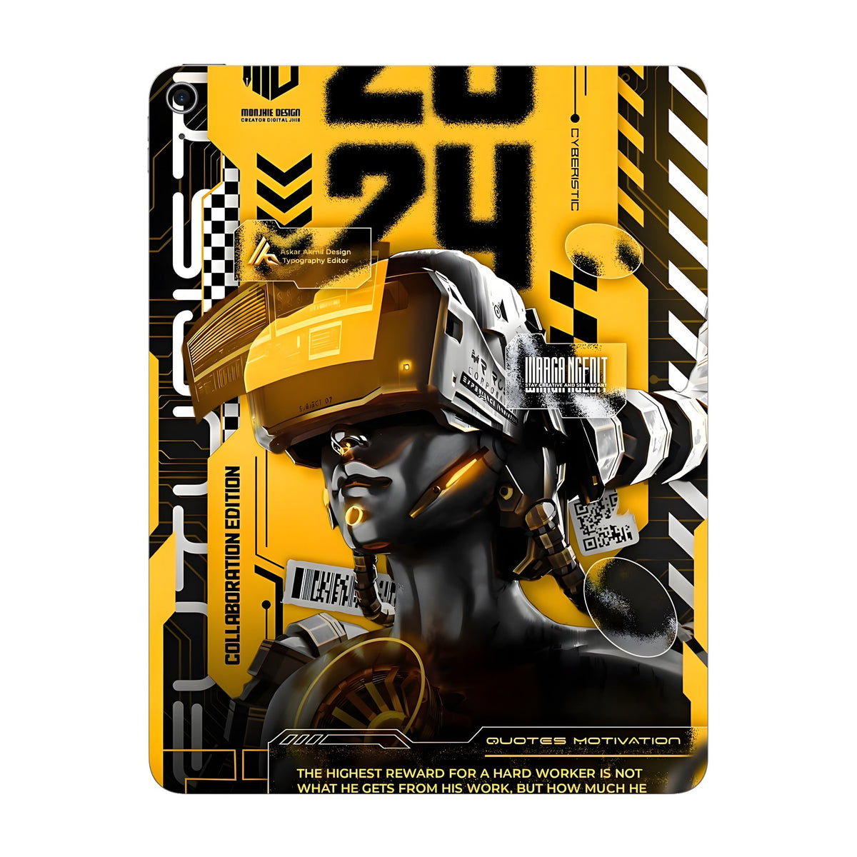 Data Stream skin on iPad Air 13-inch M3 2025 by Decalz
