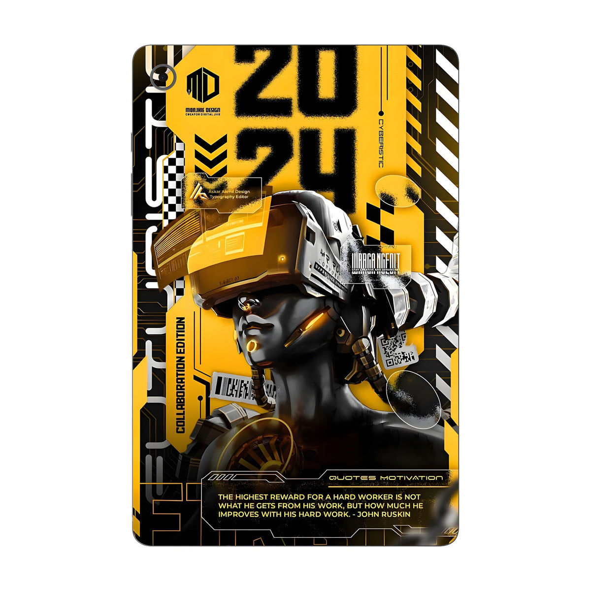 Data Stream skin on Samsung Galaxy Tab S10 Lite by Decalz