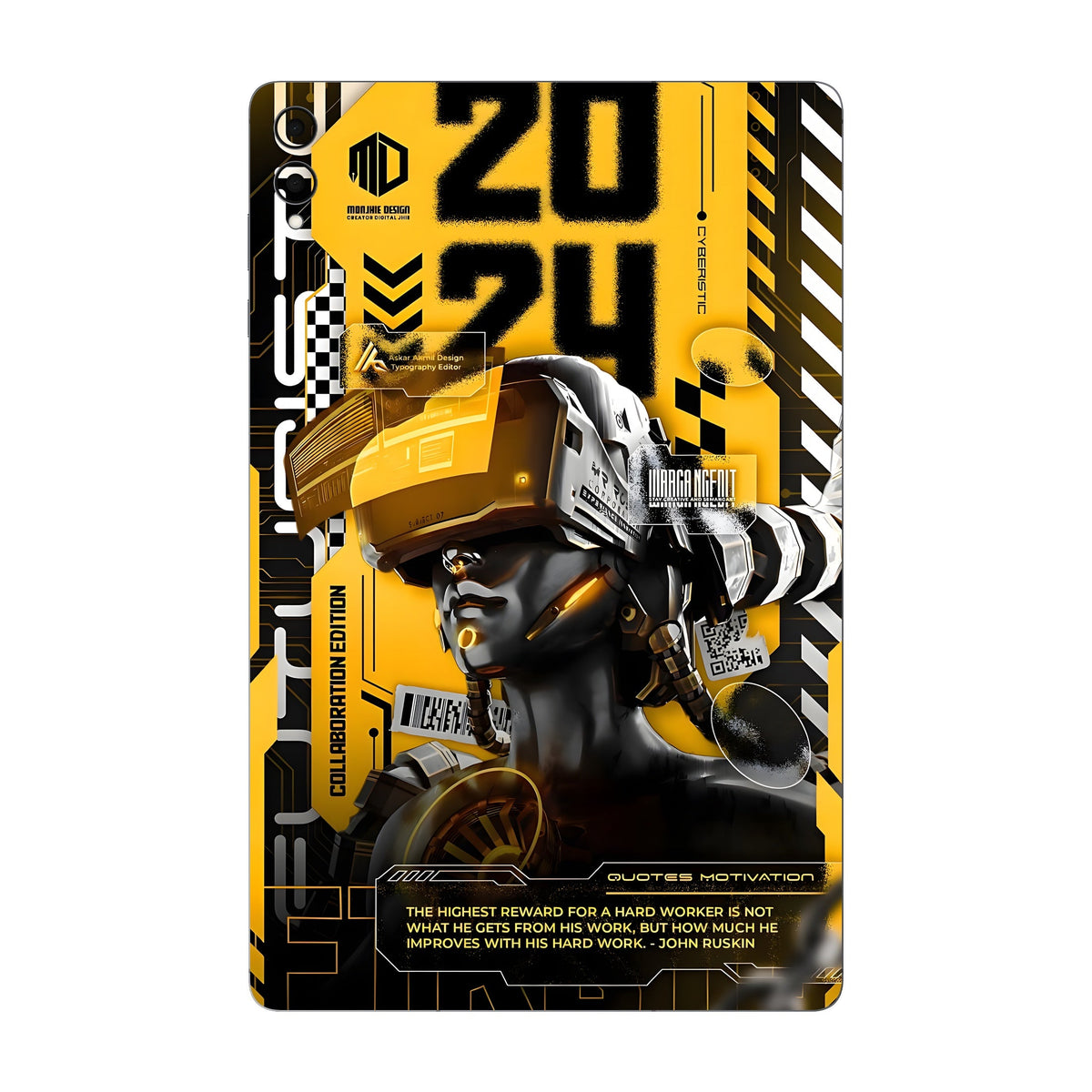Data Stream skin on Samsung Galaxy Tab S11 Ultra by Decalz