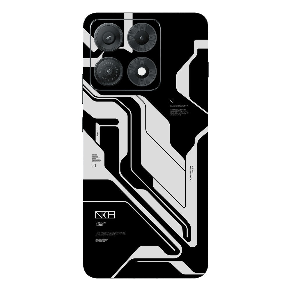Dead Black skin on Moto Edge 70 Max (5G) by Decalz