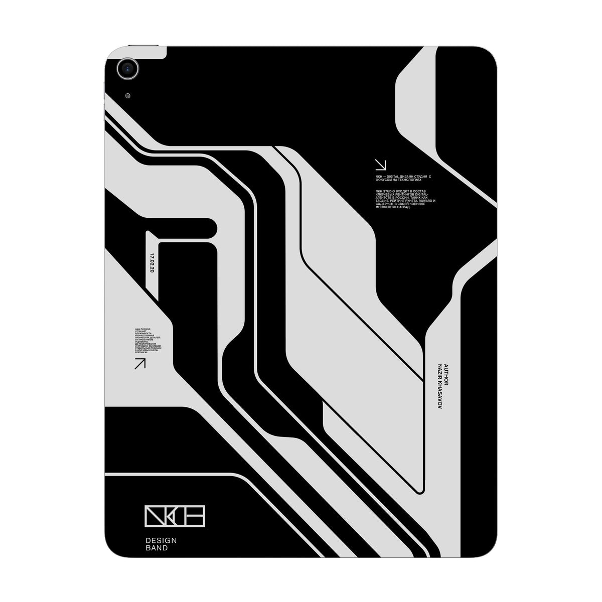 Dead Black skin on iPad Air 13-inch M3 2025 by Decalz