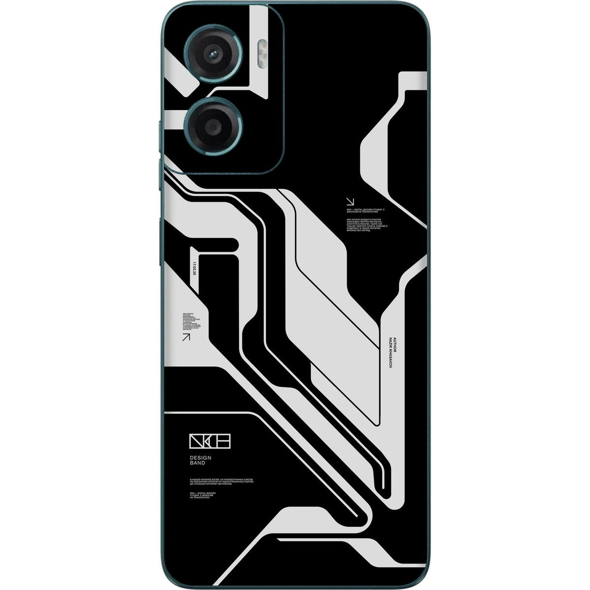 Dead Black skin on Moto G05 by Decalz