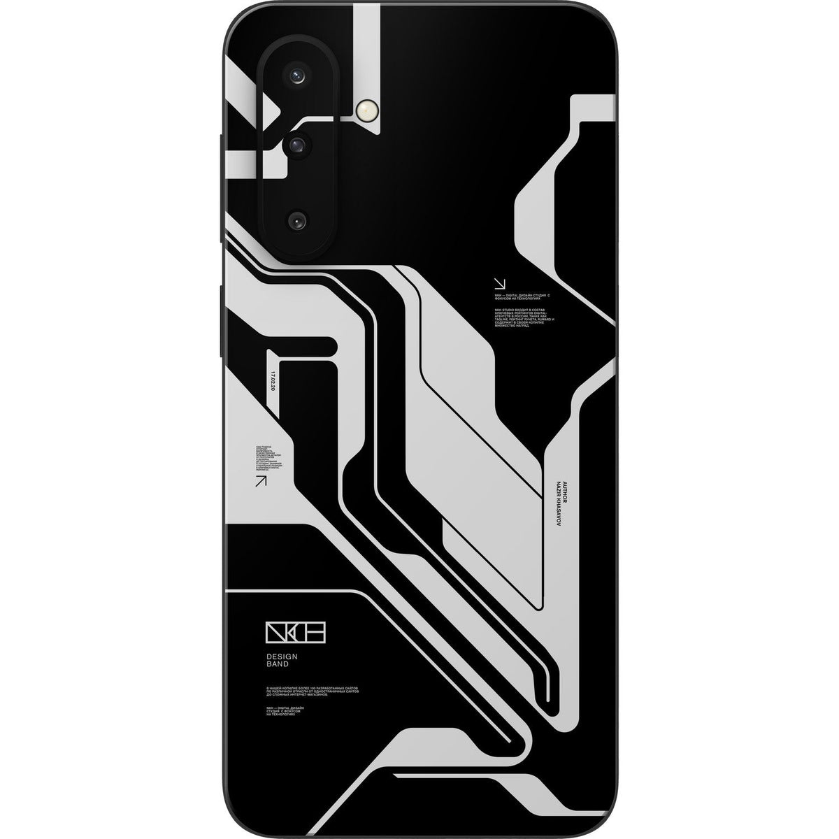 Dead Black skin on Samsung Galaxy F36 (5G) by Decalz