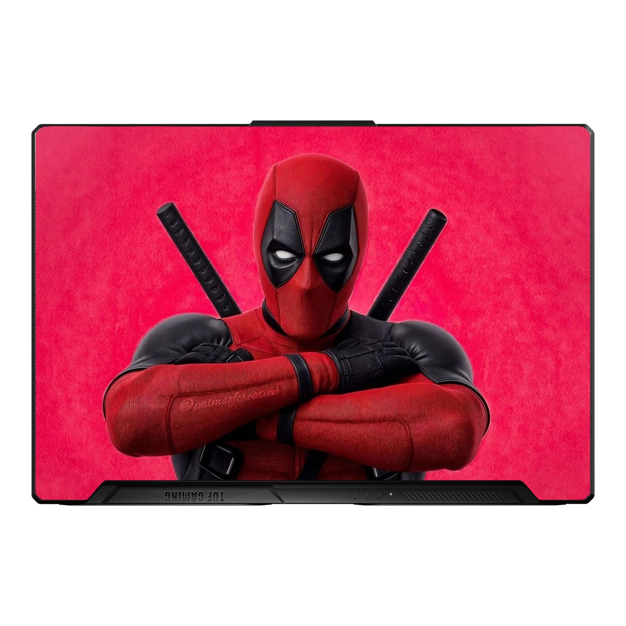 Deadpool Red Portrait by Decalz