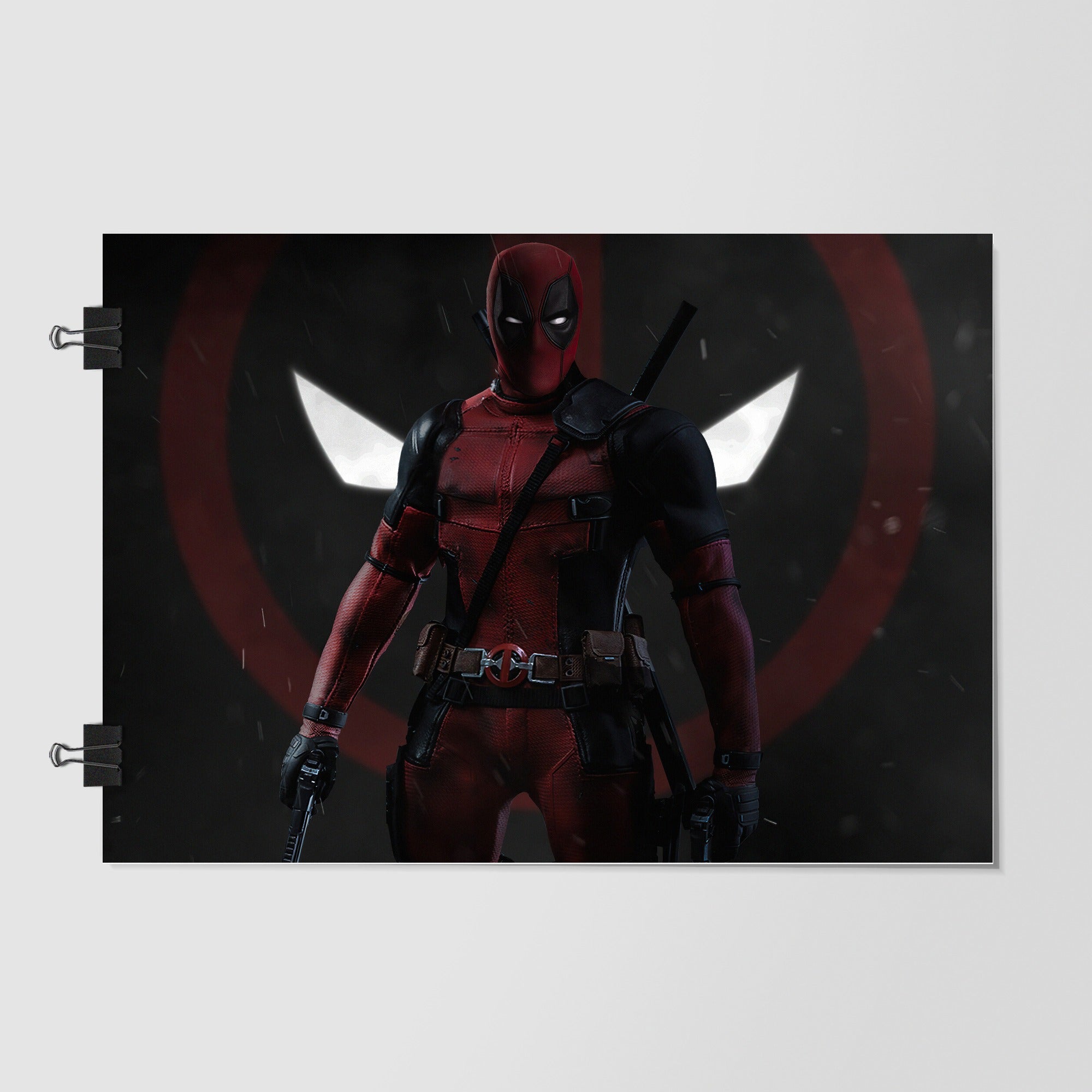 Deadpool Black Studio Shot by Decalz