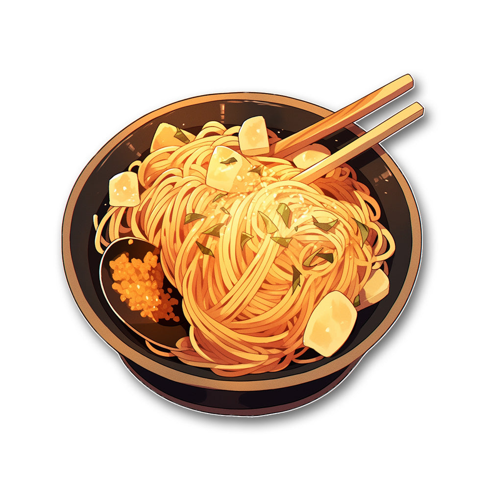 Delicious Pasta In A Bowl Sticker