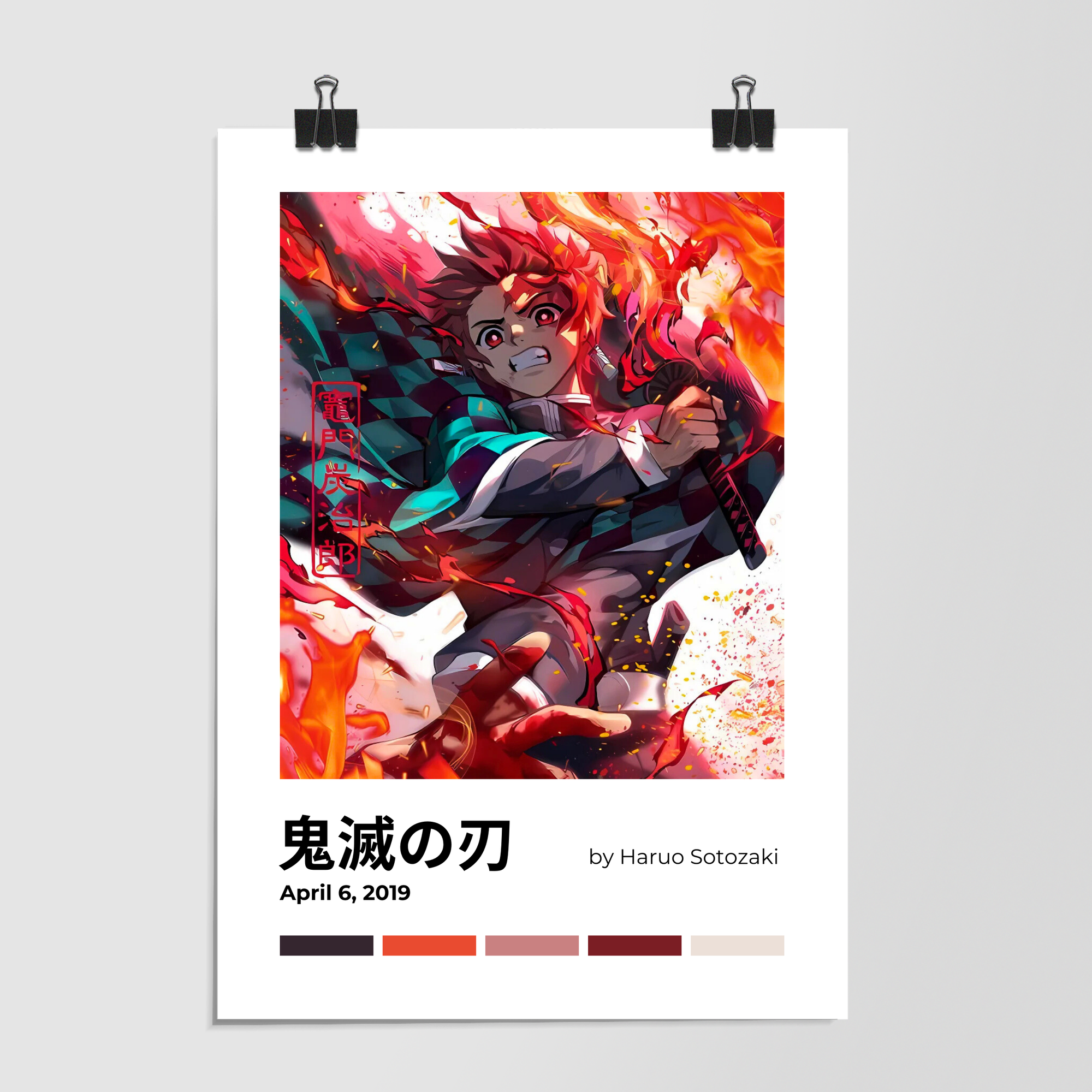 Demon Slayer Action by Decalz