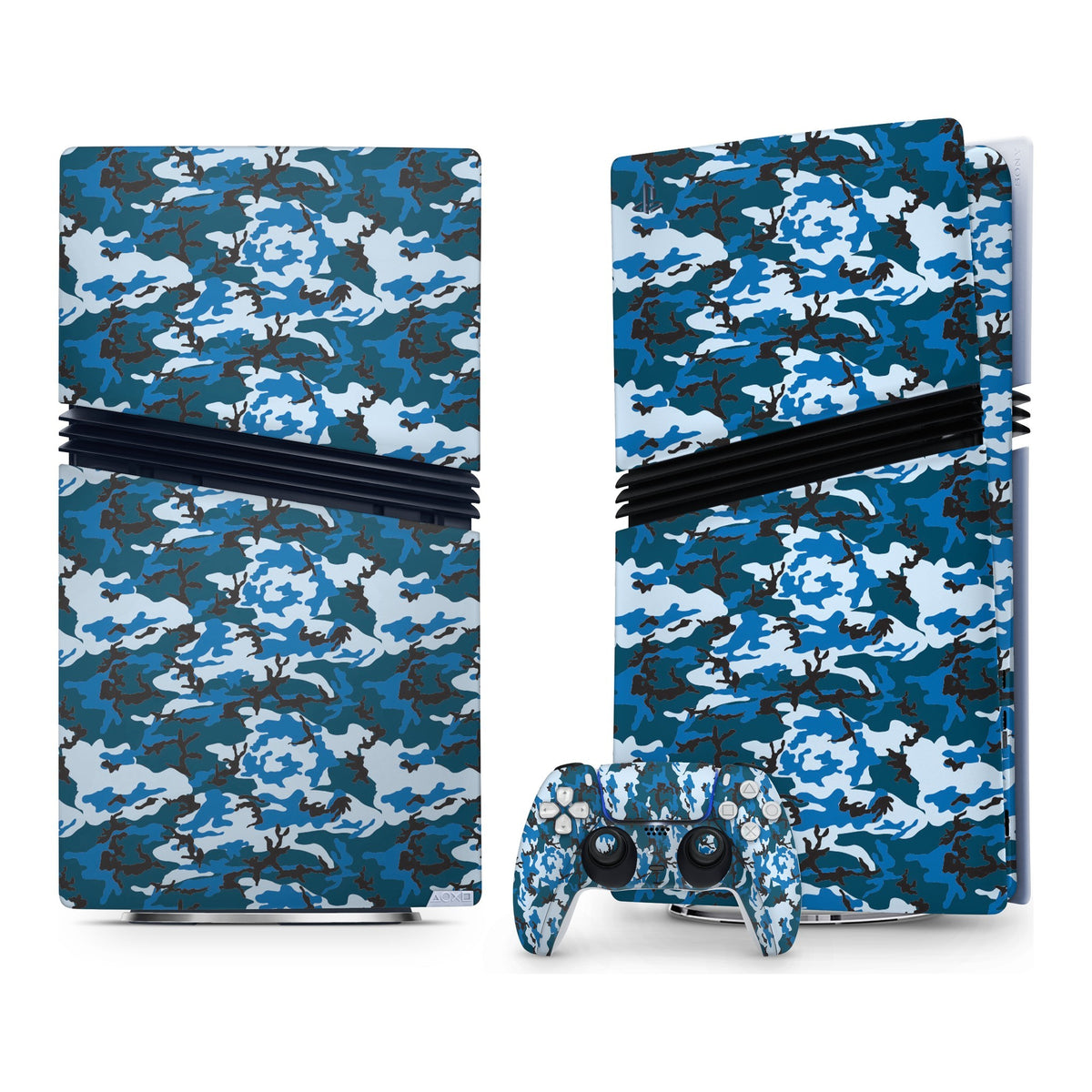 Digi Blue Camo PlayStation 5 Pro skin by Decalz