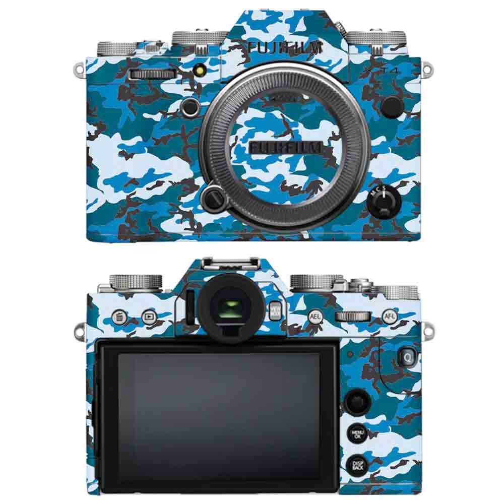 Digital Blue Camo - Fujifilm Camera Skins