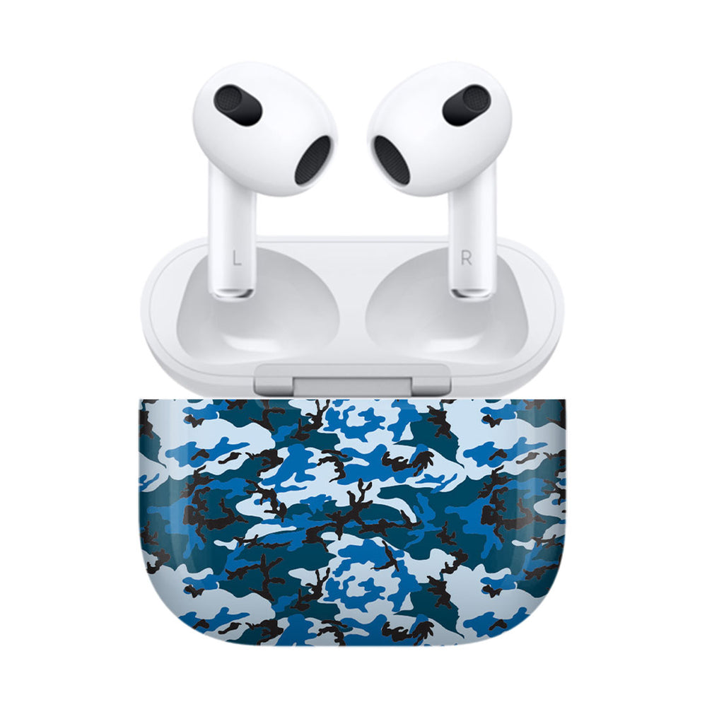 Airpods 3 Digi Blue Camo skins
