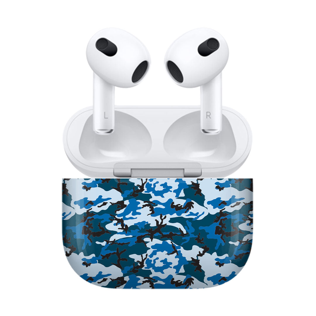 Airpods 3 Digi Blue Camo skins