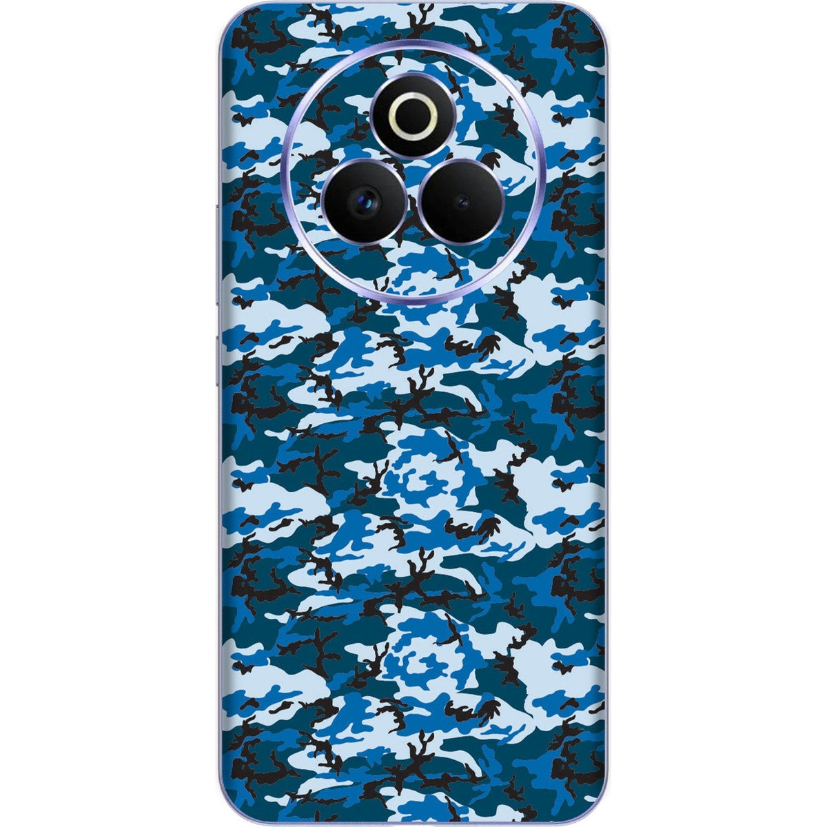 Digi Blue Camo skin on Realme P3 Pro (5G) by Decalz