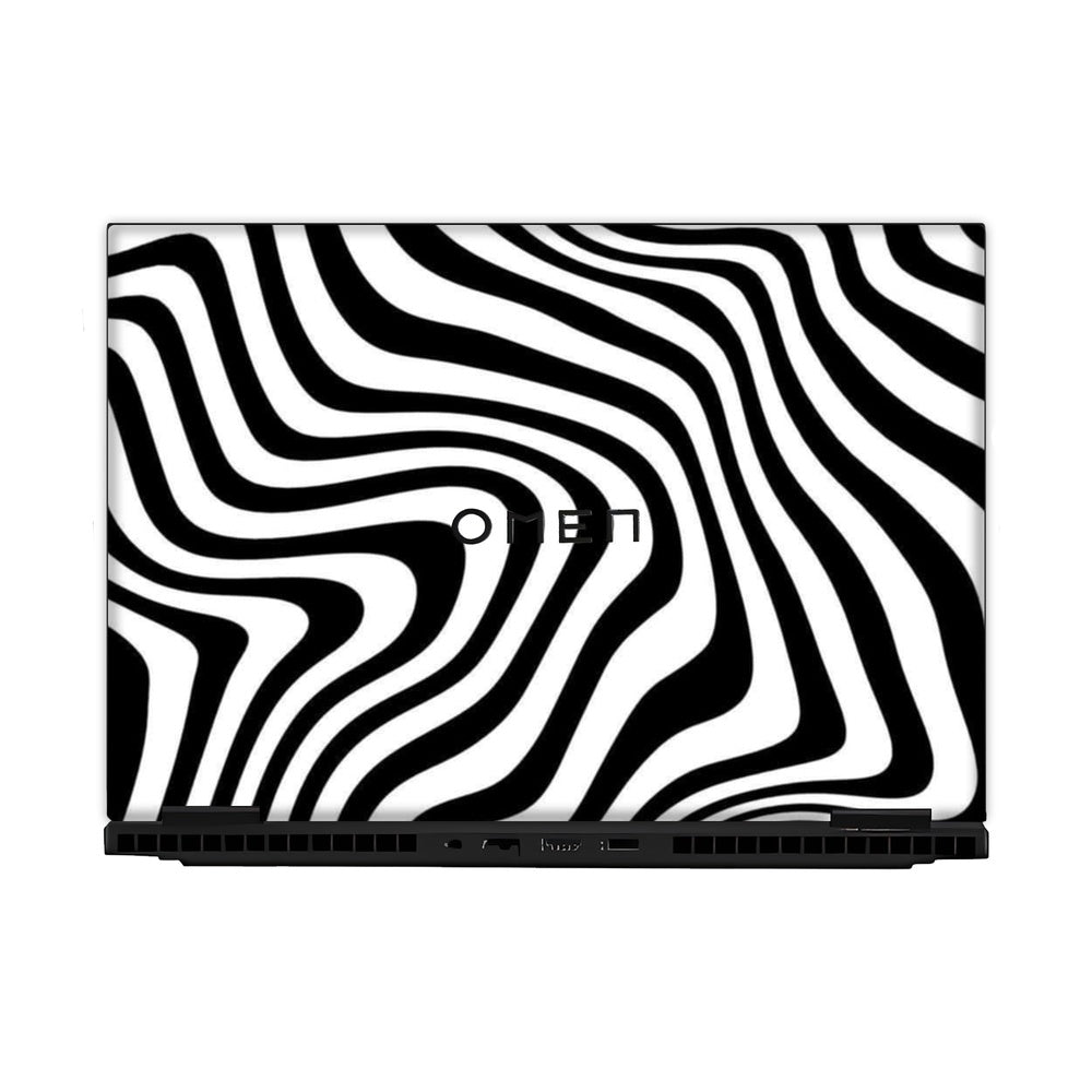 Distorted Grid Abstract skin on Hp Omen Gaming 16-AM0241TX by Decalz