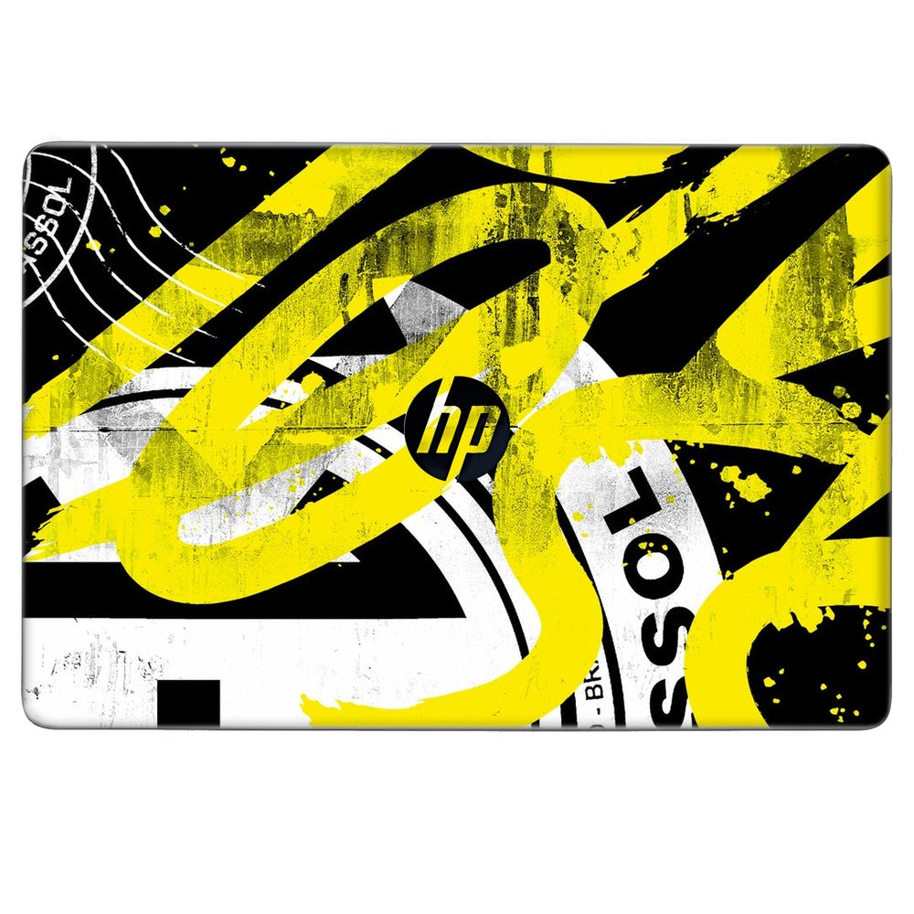 Distressed Yellow Textures skin on Hp Elitebook 725 G3 by Decalz