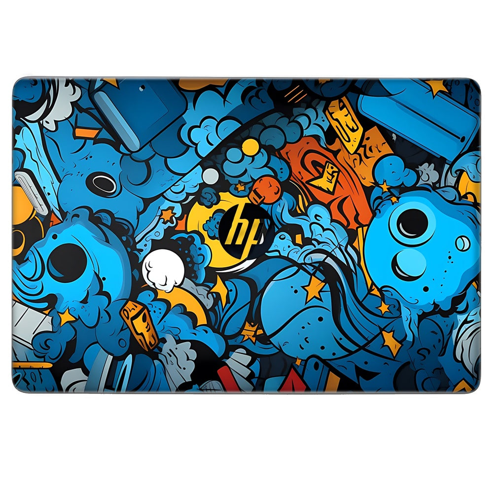 Doodle Frenzy skin on Hp Elitebook 725 G3 by Decalz