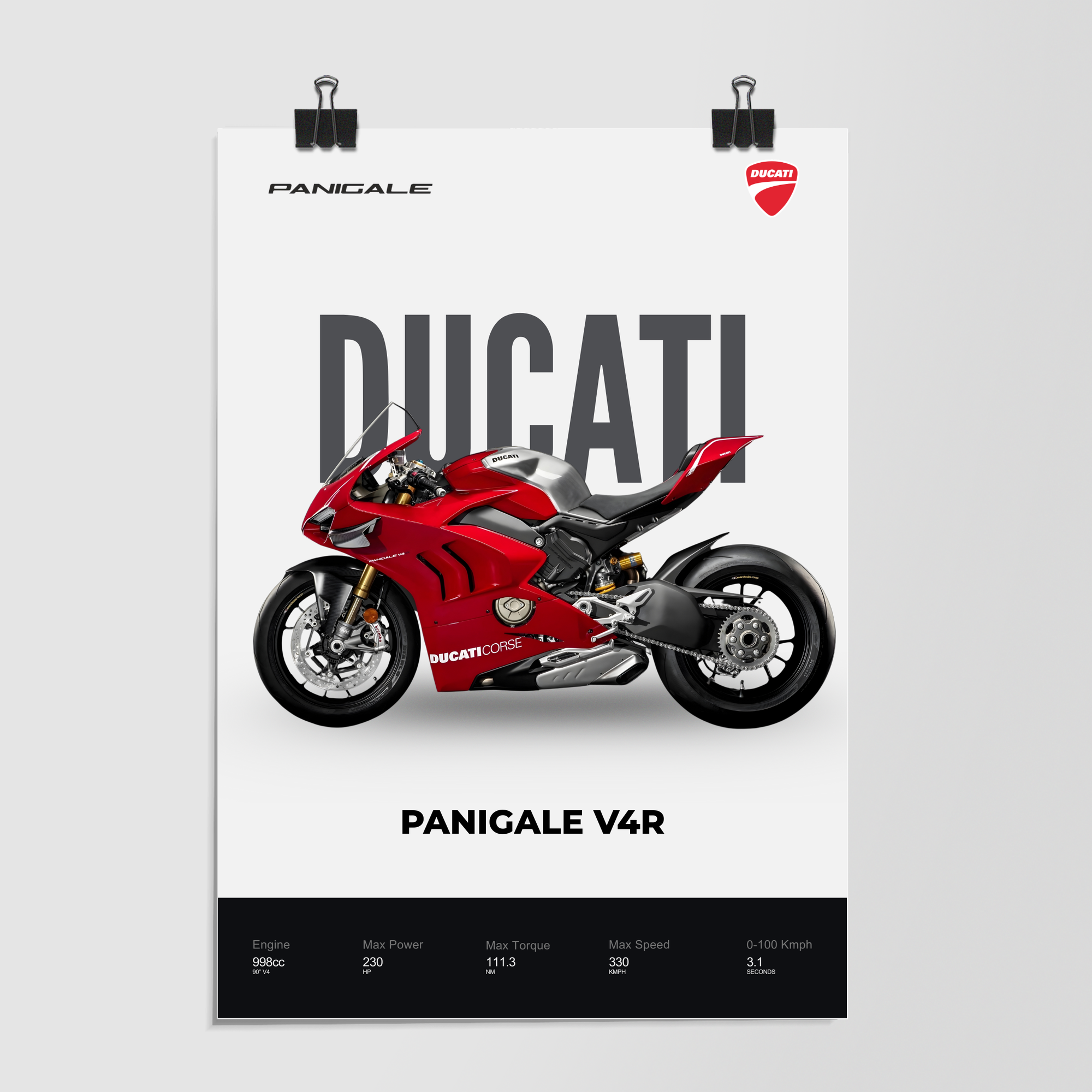 Ducati Panigale V4r Racing Superbike by Decalz