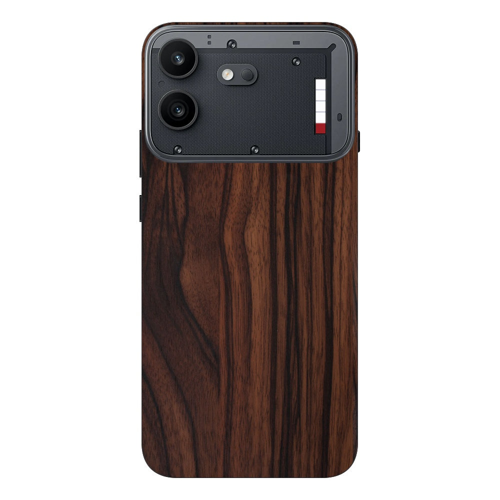 Ebony Wood skin on Nothing Phone 4B by Decalz