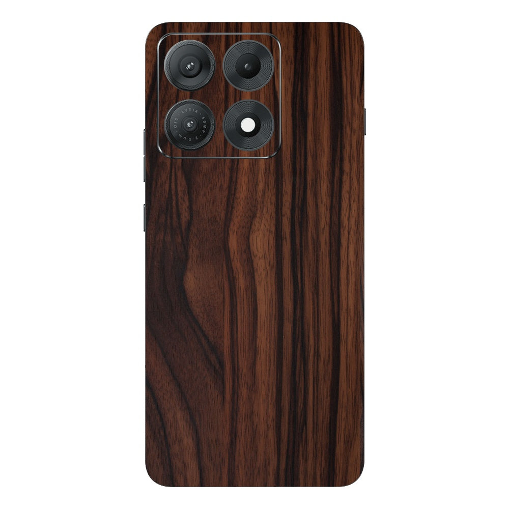 Ebony Wood skin on Moto Edge 70 Max (5G) by Decalz