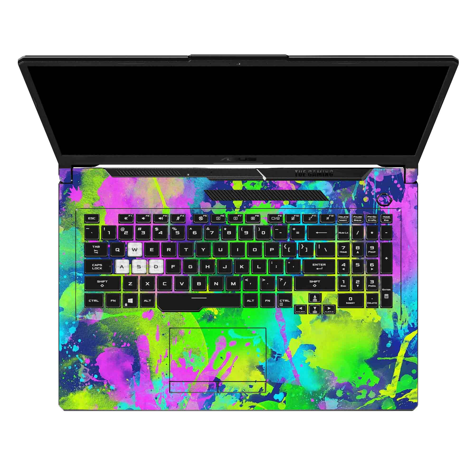 Electric Artistic Backdrop - Laptop Skins