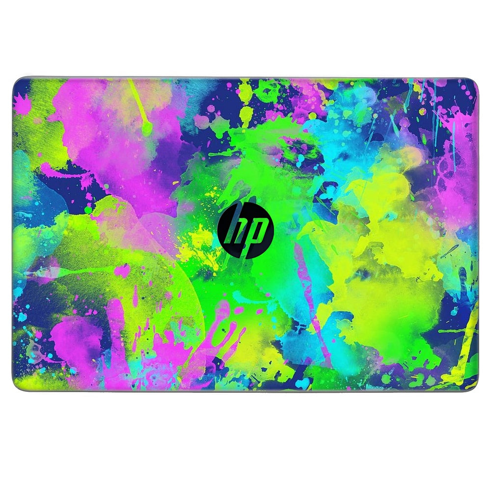Electric Artistic Backdrop skin on Hp Notebook 15s-DU0072TX by Decalz