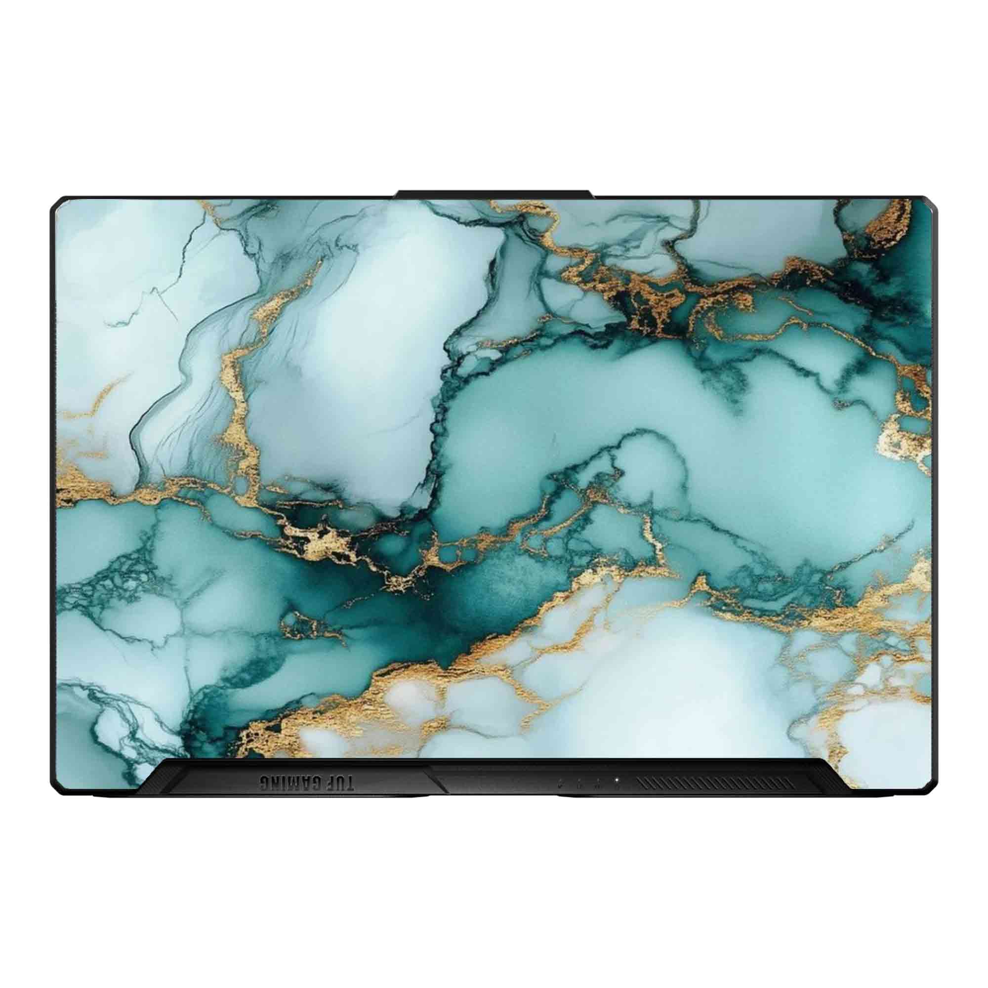 Emerald Fluid Art - Laptop Skins